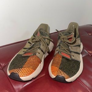 Adidas PROPHERES Army Green/Orange (size 5/wmns 7)